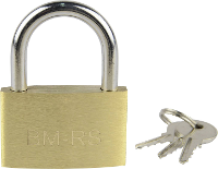 Brüder Mannesmann M 413 40 Hangslot 38 mm Verschillend sluitend Goud geel Sleutelslot