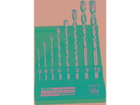 BrÃ¼der Mannesmann M54309 Steen spiraalboorset 1 stuks