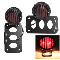 Brake Rear Tail Light Plate License Lamp For Harley Sportster Chopper