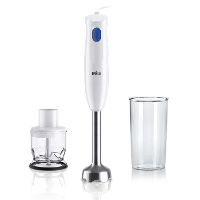 Braun HB101AI MQ10.201MWH Staafmixer 450 W BPA vrij, Met hakmolenopzet Wit