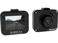 Braun Germany B Box T4 Dashcam Kijkhoek Horizontaal (max.): 120 Â° 12 V Accu, Display, Microfoon