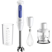 Braun MQ 30202 M Staafmixer 900 W Wit, Blauw