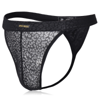 Brave Person Men Sexy Lace Casual Low Rise Solid Color Thongs