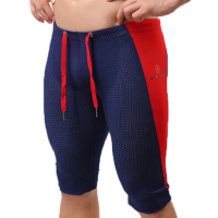 Brave Person Mens Sport Mesh Breathable Yoga Bottoms Knee Length Shorts Swimming Trunks