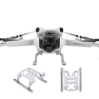 BRDRC Opvouwbare Verhoogde Hoogte 25mm Landingsgestel Skid Benen Beschermer Ondersteuning voor DJI Mini 4 PRO RC Drone Q