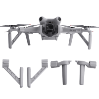 BRDRC Quick Release Verhoogde Hoogte Landingsgestellen Skid Benen Beschermer Ondersteuning voor DJI MINI 4 PRO RC Drone