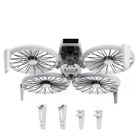 BRDRC Verlengde Hoogte Landingsgestellen Benen Beschermsteun voor DJI FLIP RC Drone Quadcopter