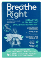 Breathe Right Neusstrips Transparant Extra Sterk