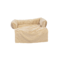 Brekz Berlin fleece bankkussen voor de hond beige Beige