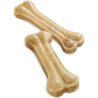 Brekz Rawhide   runderhuid kauwbot geperst hondensnack 21 cm 4 stuks