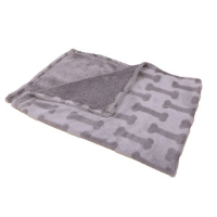 Brekz Sandham deken voor hond en kat grijs 100 x 75 cm
