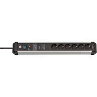 Brennenstuhl Premium Protect Line 6 voudig stekkerdoos