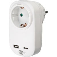 Brennenstuhl Stekkeradapter met USB C Power Delivery