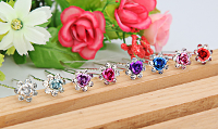 Bridal Headpieces Hair Accessories U Clip Rhinestone Flower Hairpin