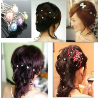 Bridal Wedding Hair Headpiece Jewelry Pearl Hairpin