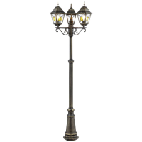 Brilliant 90985A86 Janel Staande buitenlamp LED E27 Zwart