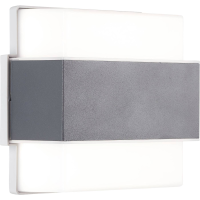 Brilliant Archie G96387/63 LED buitenlamp (wand) Energielabel: E (A   G) LED LED vast ingebouwd 7 W Wit, Antraciet