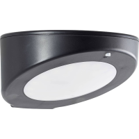 Brilliant Bardum G96924/06 LED buitenlamp met bewegingsmelder (wand) LED vast ingebouwd 3 W LED Zwart