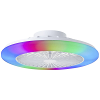 Brilliant G60020/05 Salerno LED plafondlamp met ventilator LED module LED vast ingebouwd 40 W Wit