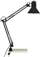 Brilliant Hobby 10802/06 Klemlamp LED E27 40 W Zwart
