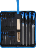 Brilliant Tools BT103030 Vijlen set met vijlenborstel, 19 delig 1 stuk(s)