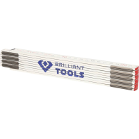 Brilliant Tools BT110900 Duimstok 2 m Hout