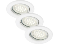 Briloner 7208 036 Inbouwlamp Set Van 3 Energielabel: A++ (a++   E) Led Gu10 9 W Wit