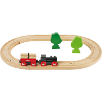 BRIO Kleine bos trein set baan