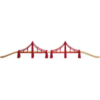 BRIO World   Dubbele hangbrug baan