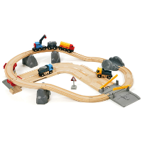 BRIO World   Spoor en Weg Transportset baan