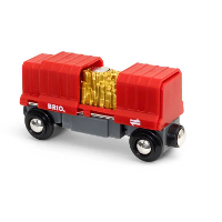 BRIO World   Vrachtwagon met goudlading speelgoedvoertuig