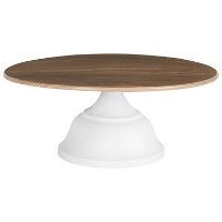 BRIOCHE   Gebaksstandaard   Wit/Licht hout   IJzer/Hout