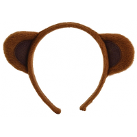 Beren verkleed oren/oortjes diadeem   Carnaval dieren pak accessoires   bruin   kind/volwassenen