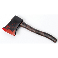 Bloederige verkleed bijl 42 cm   Halloween/Horror/Carnaval   verkleedkleding wapens