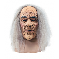 Carnaval oude man verkleedmasker   latex   voor volwassenen   bejaarde/abraham