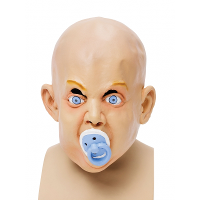 Carnaval verkleed Horror Baby feestmasker   volwassenen