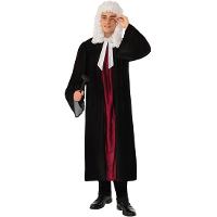 Carnaval verkleed toga kostuum   rechters/advocaten   voor volwassene