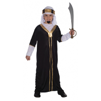 Sultan/Arabieren verkleed kostuum voor kinderen   zwart   Carnavalskleding   Aladin