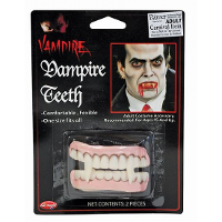 Vampier/Dracula tanden   gebitje   voor volwassenen   2 delen