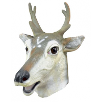 Verkleed masker hert   volwassenen   rubber   hertenmasker   dierenmasker