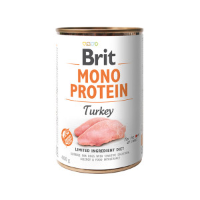 Brit Mono Protein kalkoen natvoer hond 12 x 400 g