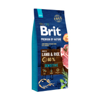 Brit Premium by Nature Sensitive lam & rijst hondenvoer 15 kg