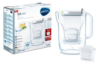 Brita Waterfilterbundel Style Cool grey + 3 MAXTRA+ filterpatronen