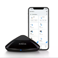 Broadlink RM Max Slimme WiFi Afstandsbediening IR RF Slimme Huisautomatisering Airconditioning TV Set top Box met Alexa