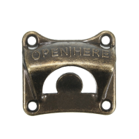 Bronze Zinc Alloy Wall Mounted Bottle Opener Vintage Beer Soda Glass Bottle Opener