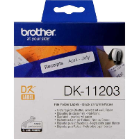 Brother DK 11203 voorgestanst map label   papier printlint