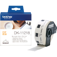 Brother DK 11218 voorgestanst rond label   papier printlint