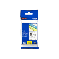 Brother Originele TZe 221 labeltape zwart op wit, breedte 9 mm printlint