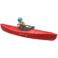 Bruder bworld Kajak met speelfiguur modelvoertuig