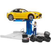 Bruder bworld Car Service Centre + BRUDER Roadster